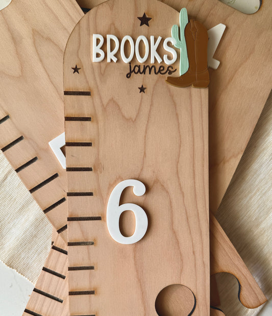 Western Puzzle Style Growth Chart