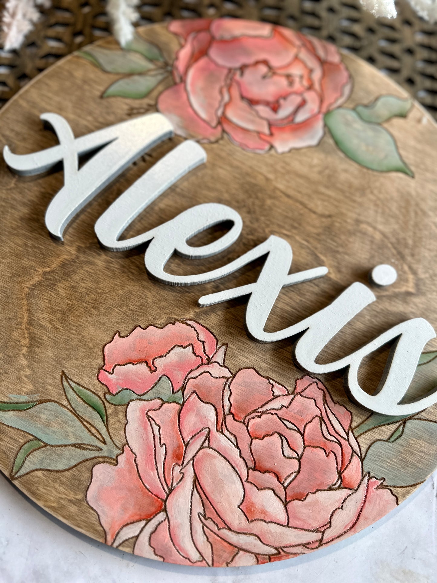 Peony Nursery sign