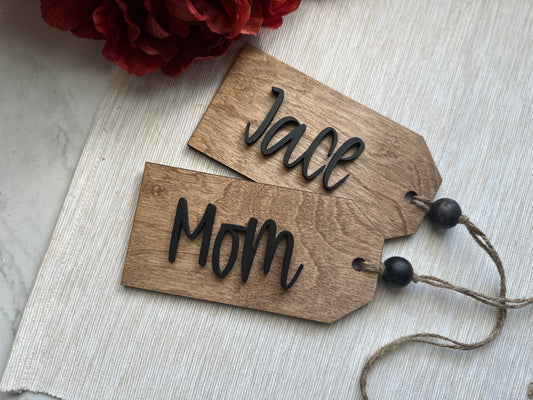 Étiquette de bas personnalisée