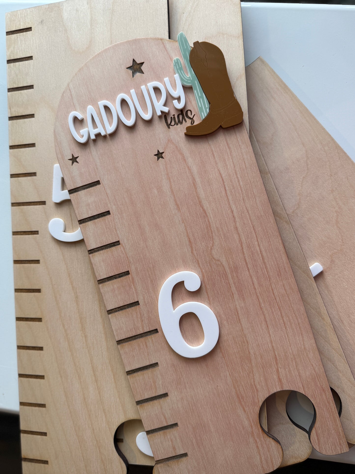 Western Puzzle Style Growth Chart