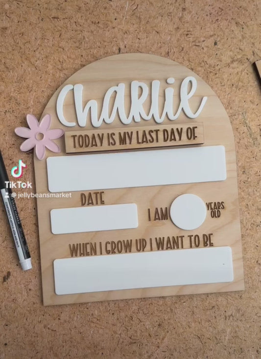 Tableau effaçable à sec pour la rentrée scolaire