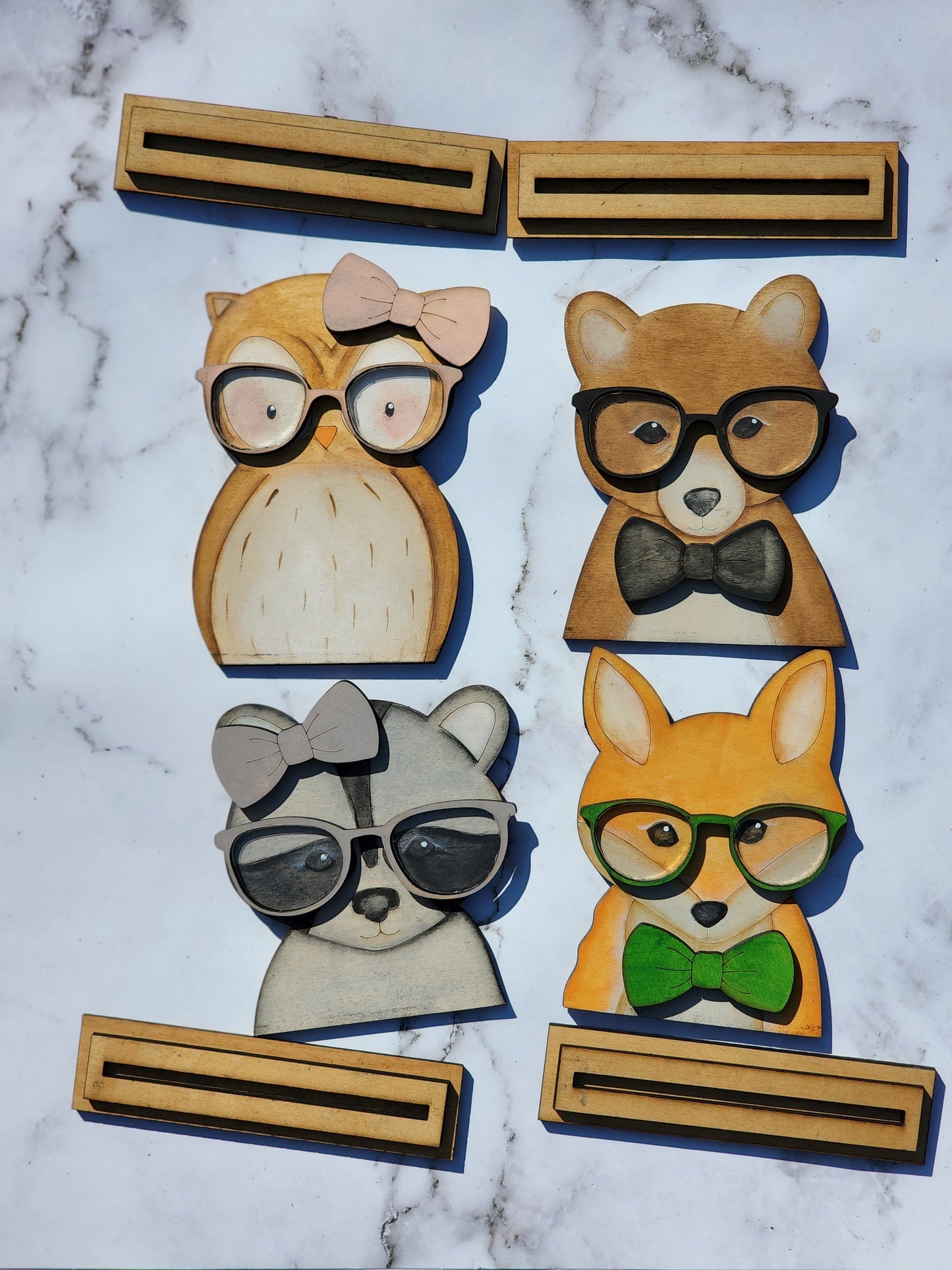 Hand painted animals