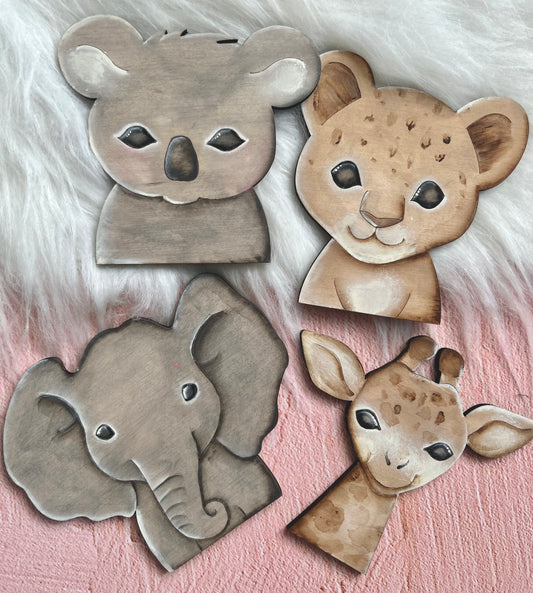 Hand painted animals