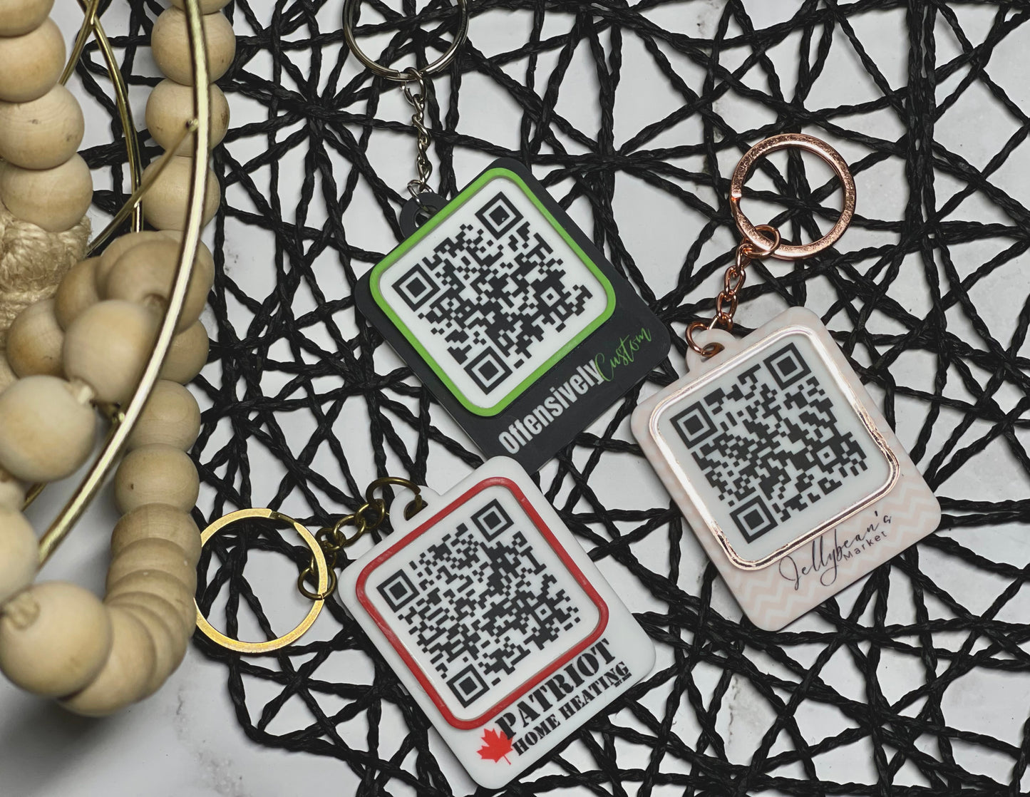 QR code Keychains