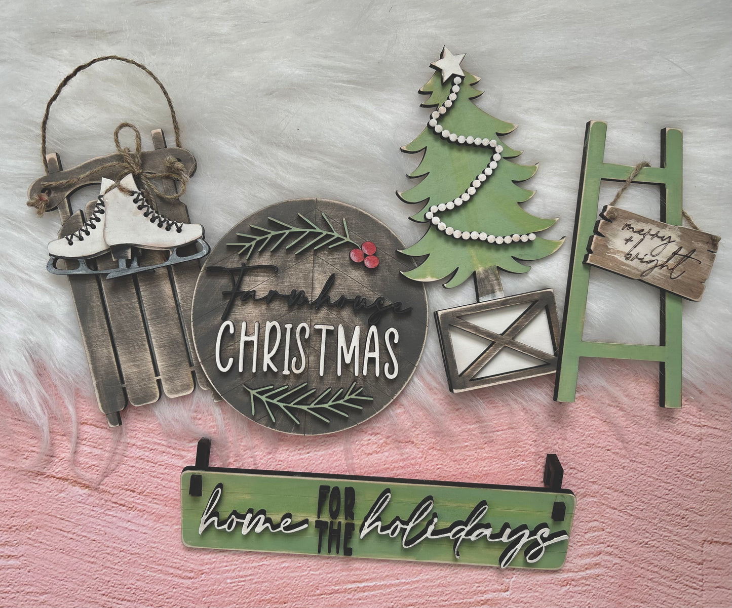 Home for the holidays Interchangeable Sign