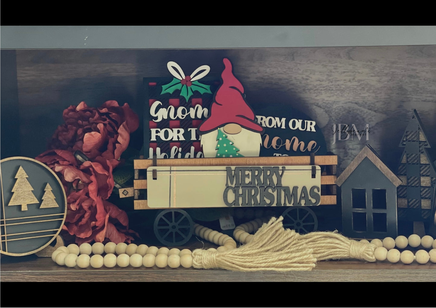 Gnome Christmas Interchangeable Sign