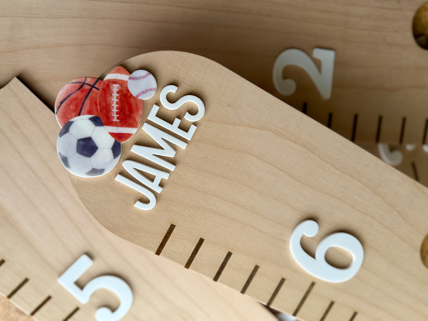 Sport Puzzle Style Growth Chart