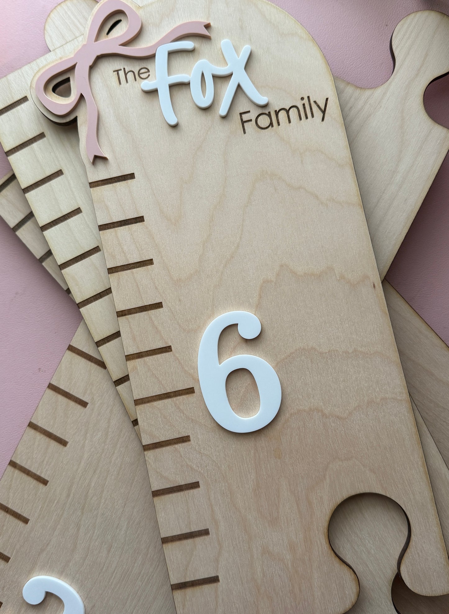 Bow Puzzle Style Growth Chart