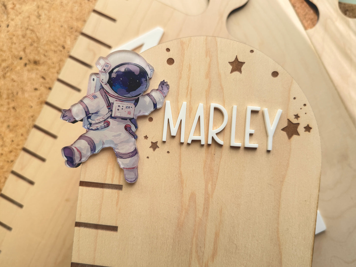 Space Puzzle Style Growth Chart