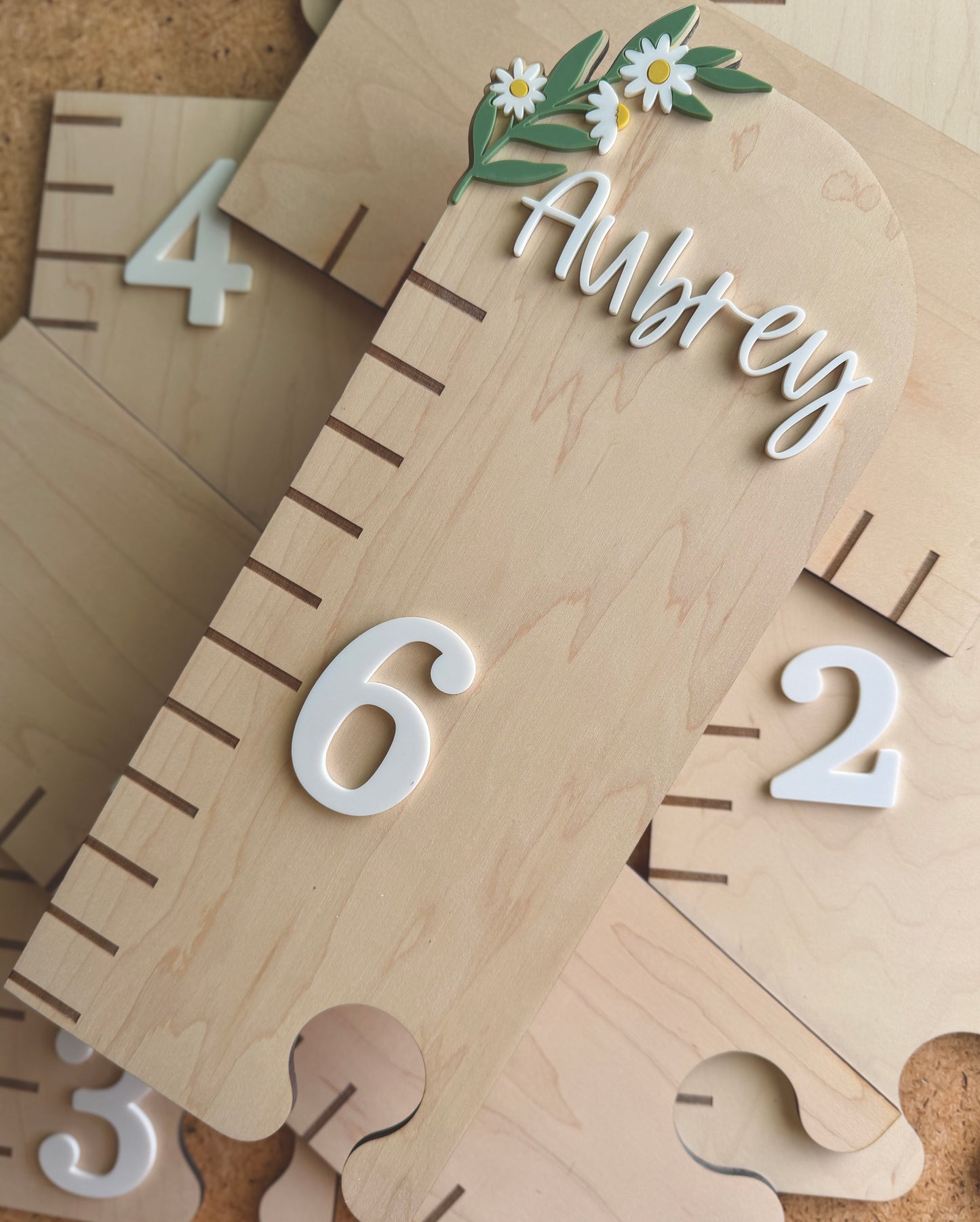 Daisy Puzzle Style Growth Chart