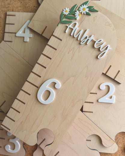 Daisy Puzzle Style Growth Chart