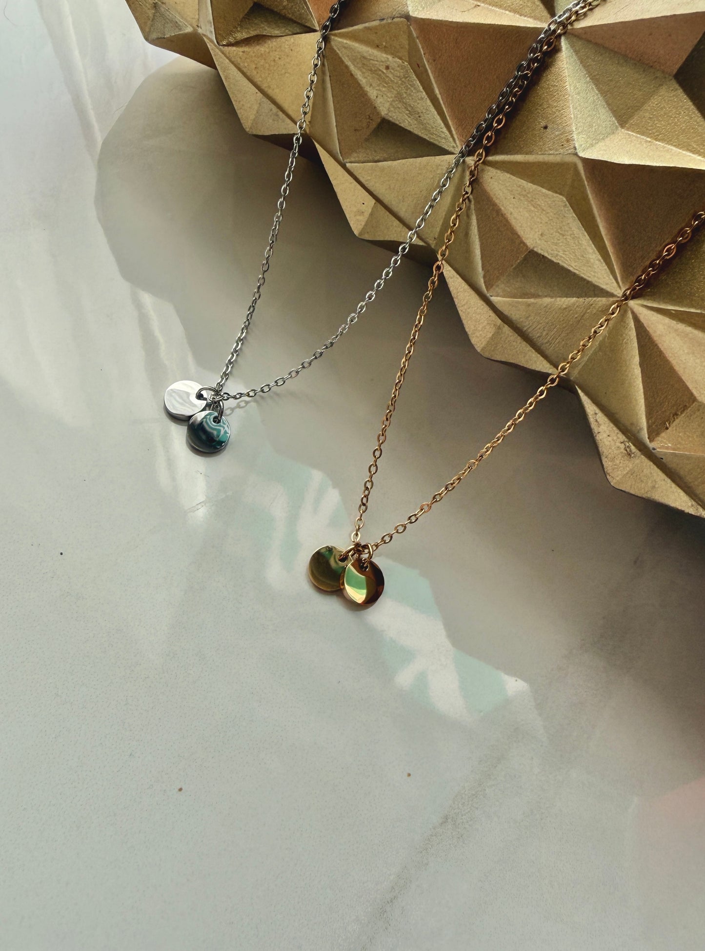 Double Mini Charm Necklace