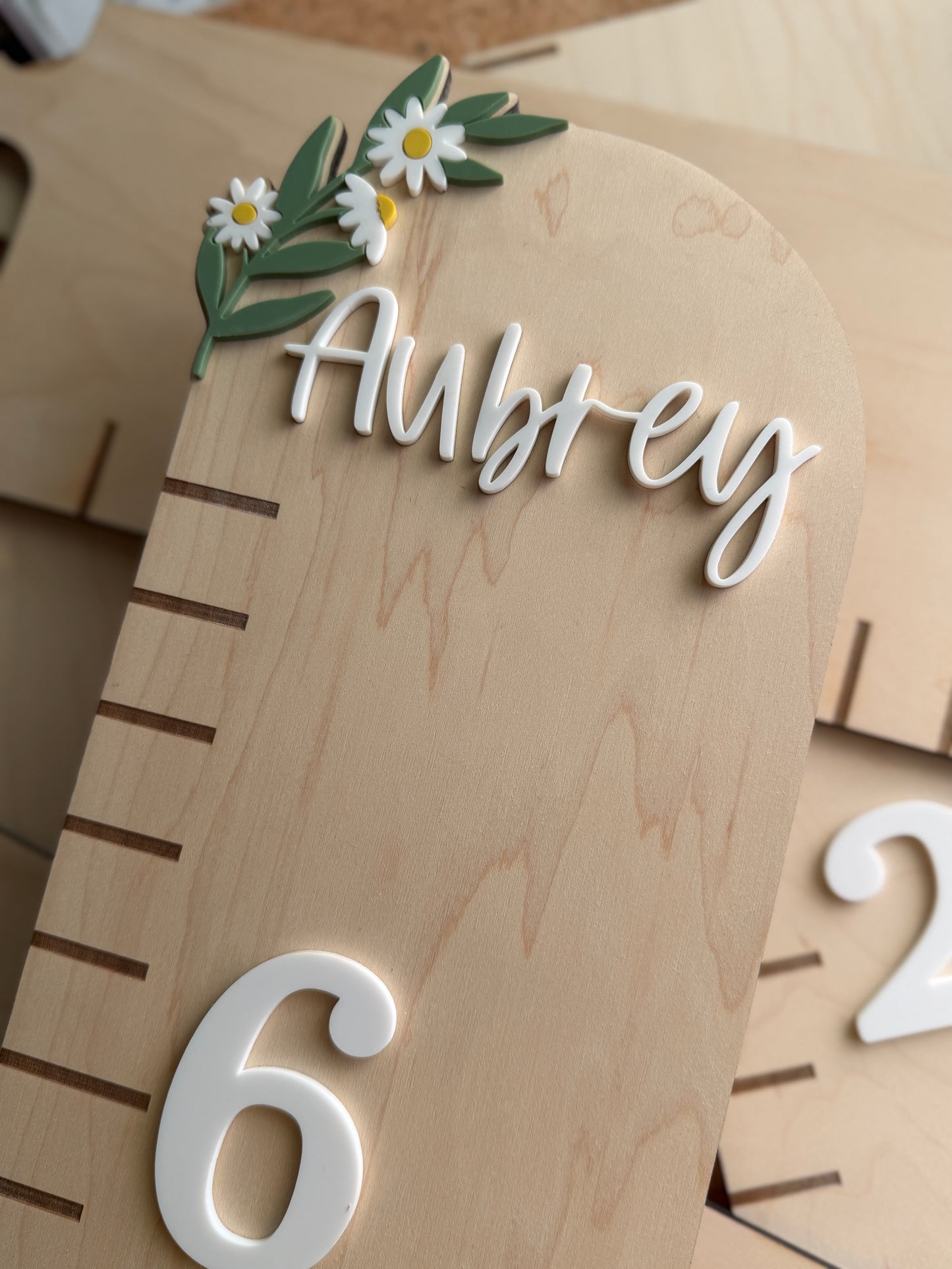 Daisy Puzzle Style Growth Chart