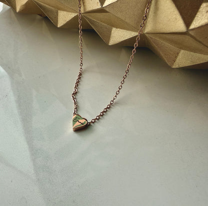 Dainty Heart Charm necklace