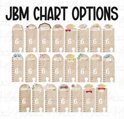 Airplane Puzzle Style Growth Chart