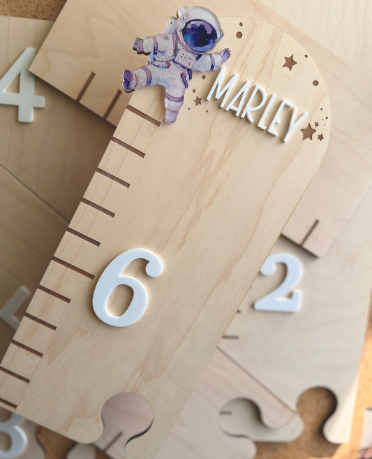 Space Puzzle Style Growth Chart