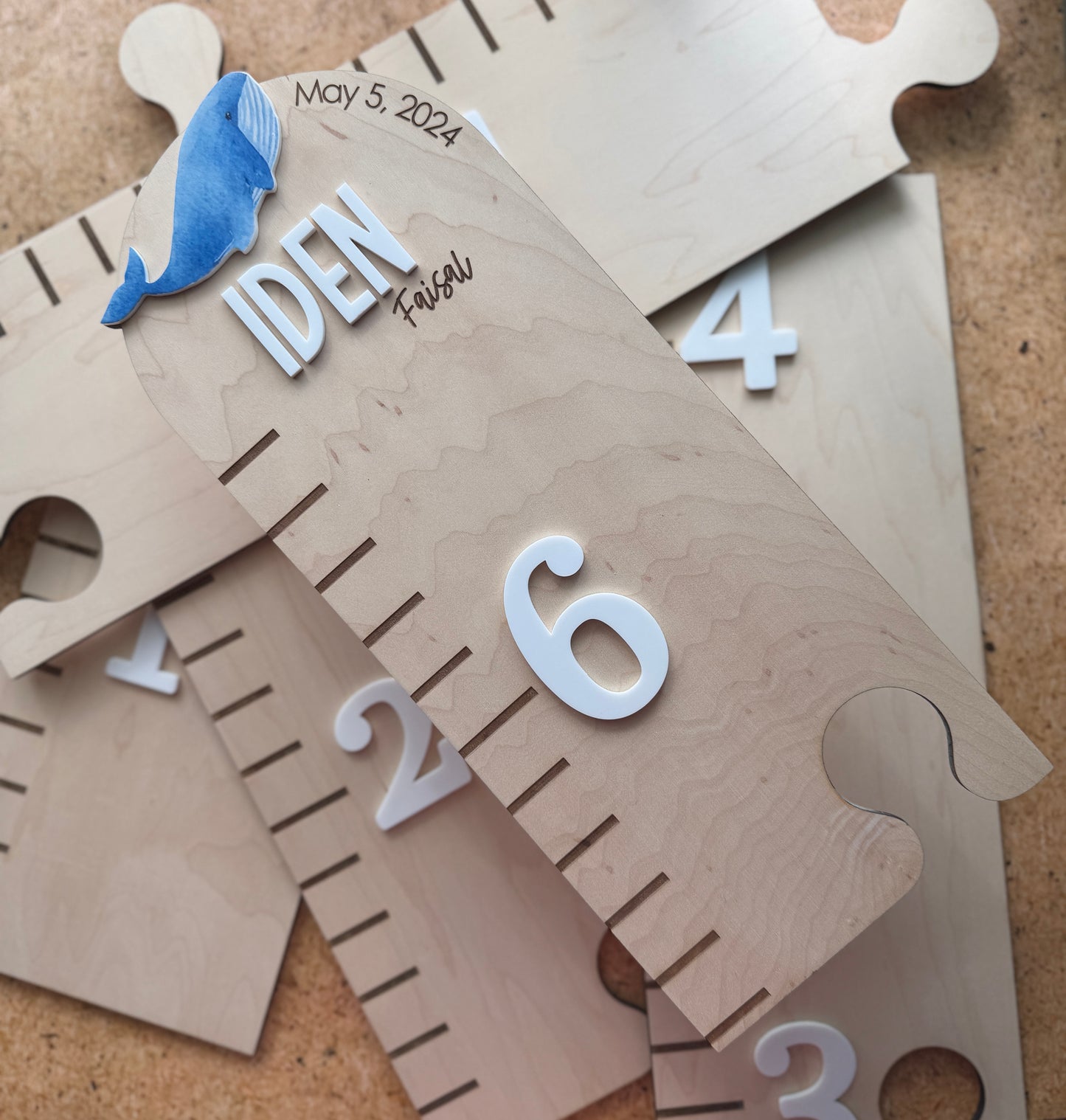 Whale Puzzle Style Growth Chart