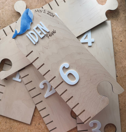 Whale Puzzle Style Growth Chart