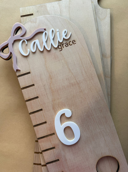Bow Puzzle Style Growth Chart