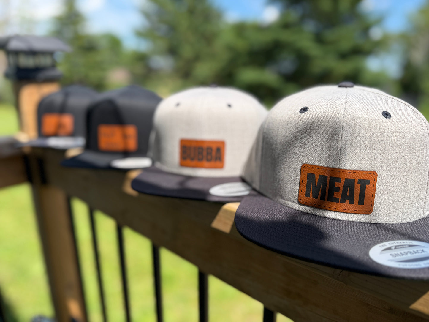 DIY Hand drawn Patched Hats