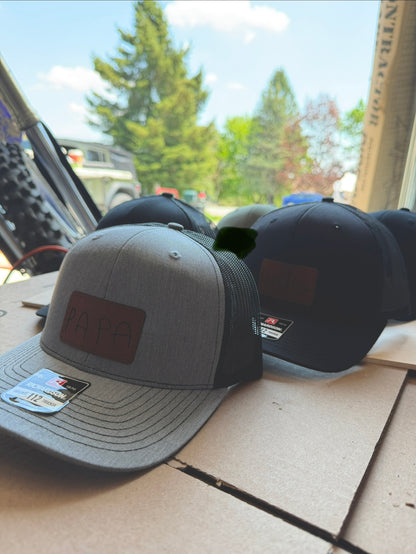DIY Hand drawn Patched Hats