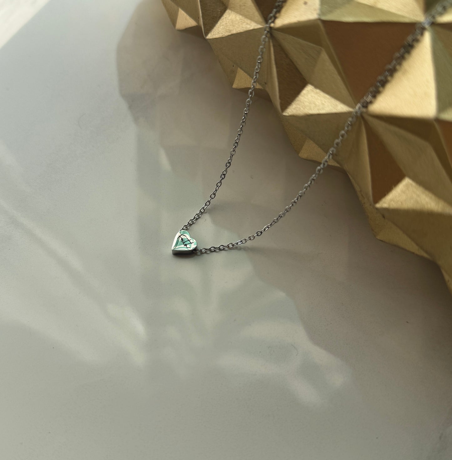 Dainty Heart Charm necklace