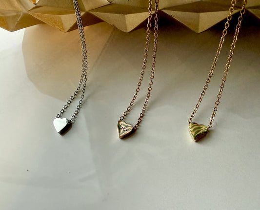 Dainty Heart Charm necklace