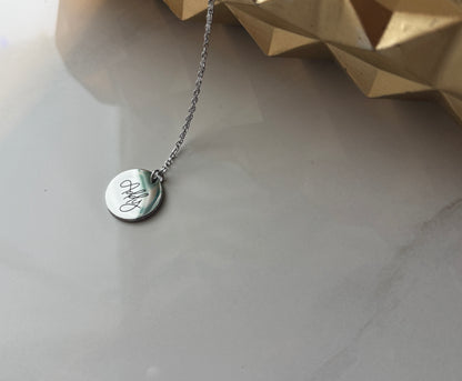 Round Charm necklace