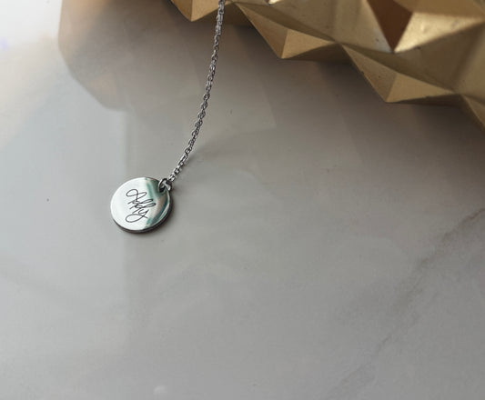 Round Charm necklace