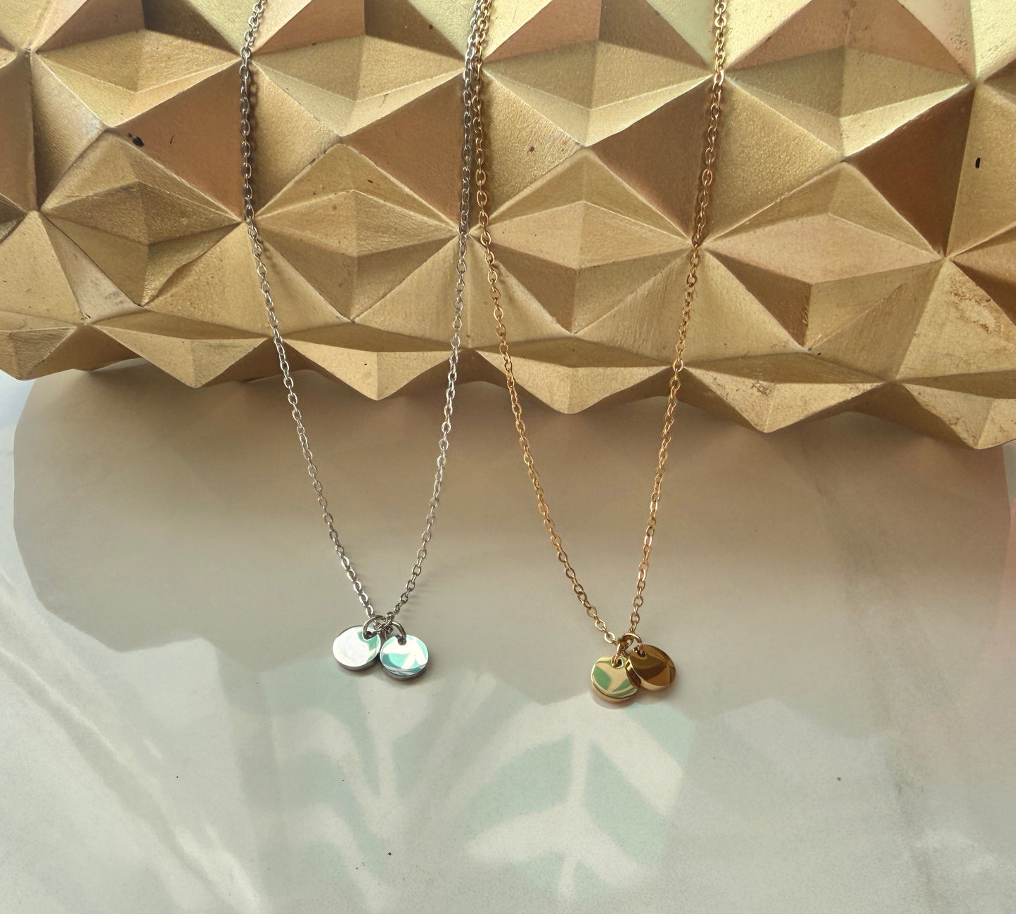 Double Mini Charm Necklace