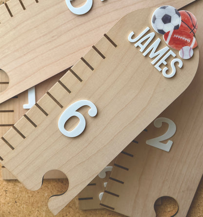 Sport Puzzle Style Growth Chart