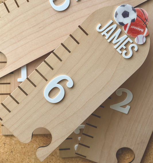 Sport Puzzle Style Growth Chart