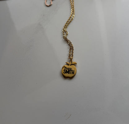 Apple necklace