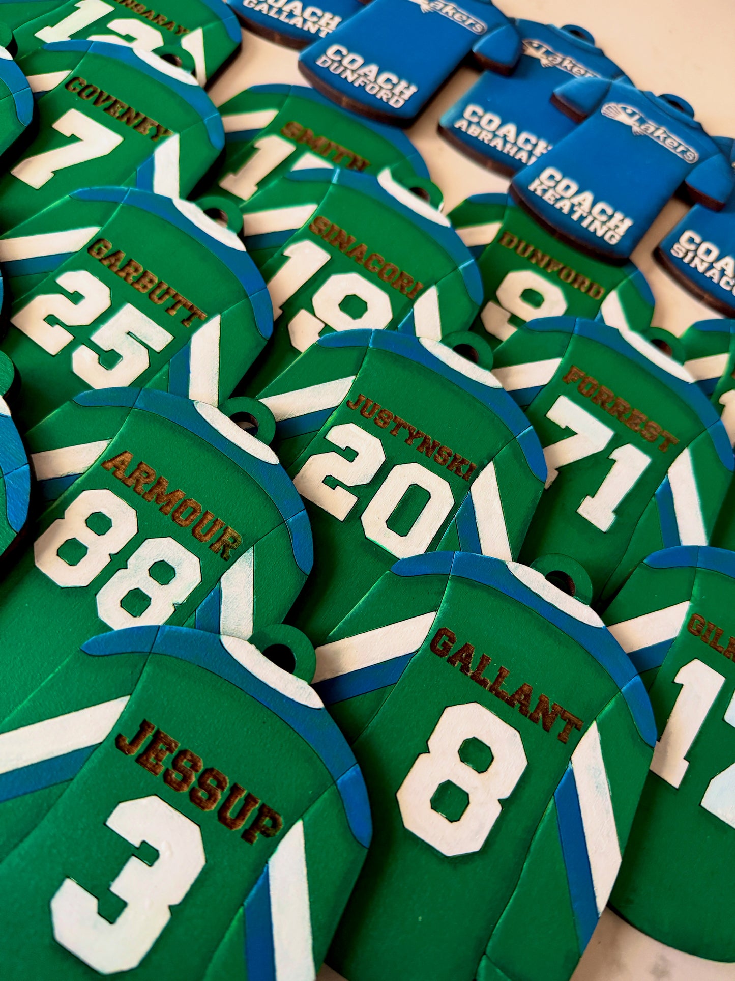 Ornement de maillot personnalisé