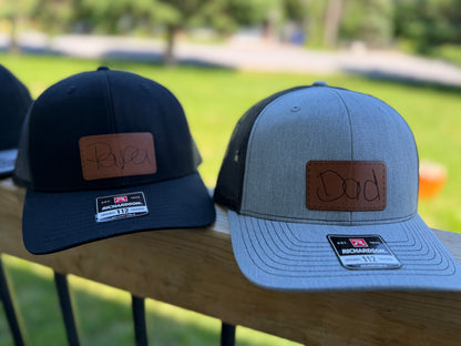 DIY Hand drawn Patched Hats