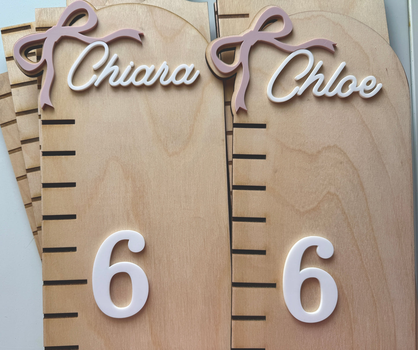 Bow Puzzle Style Growth Chart