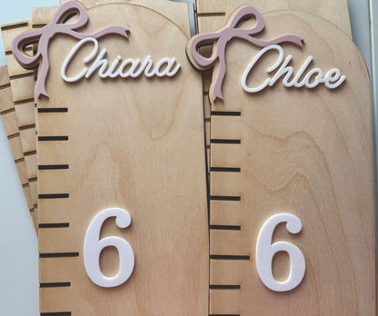 Bow Puzzle Style Growth Chart