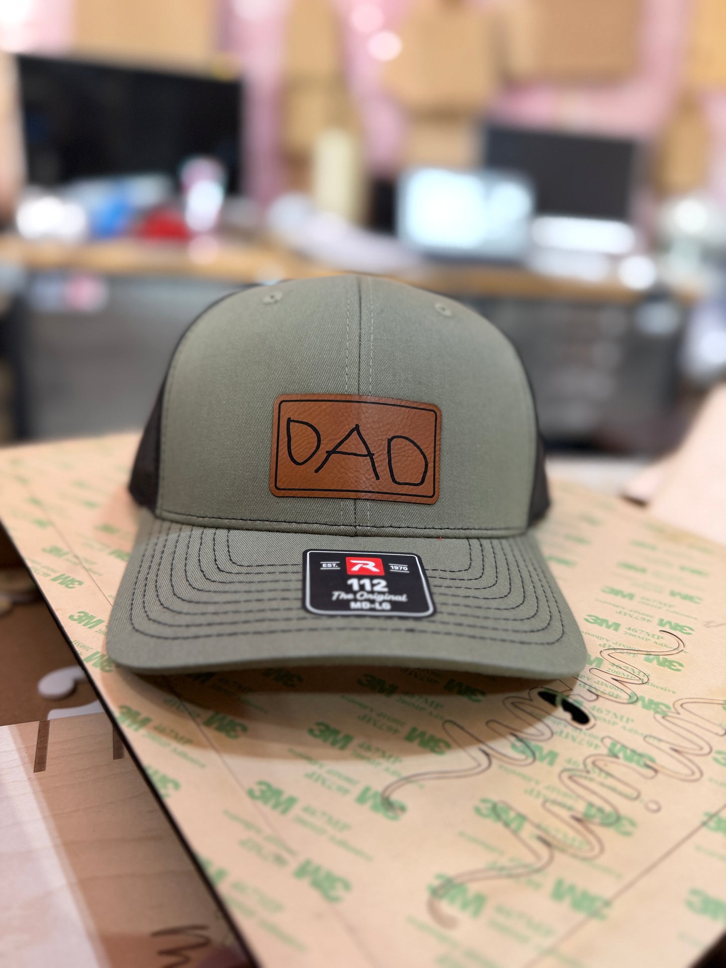 DIY Hand drawn Patched Hats