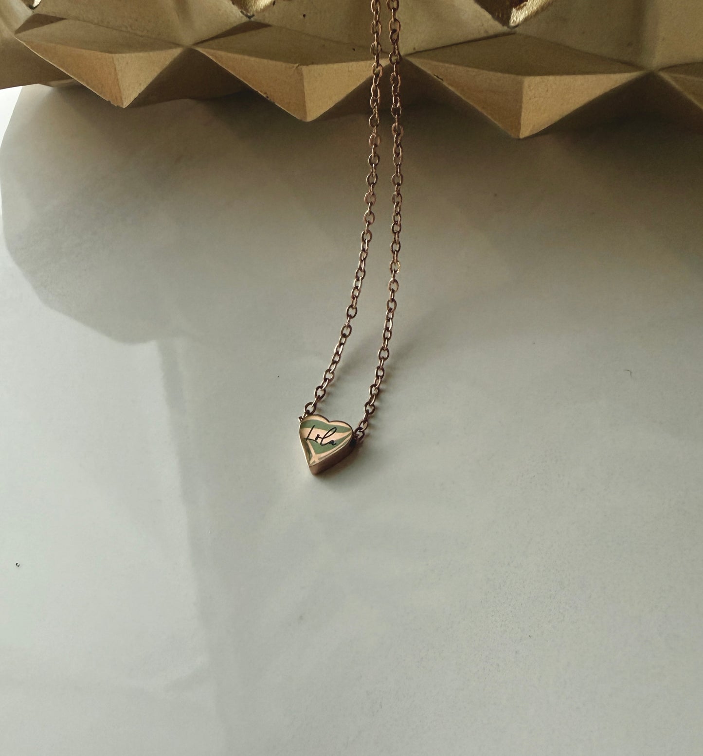 Dainty Heart Charm necklace