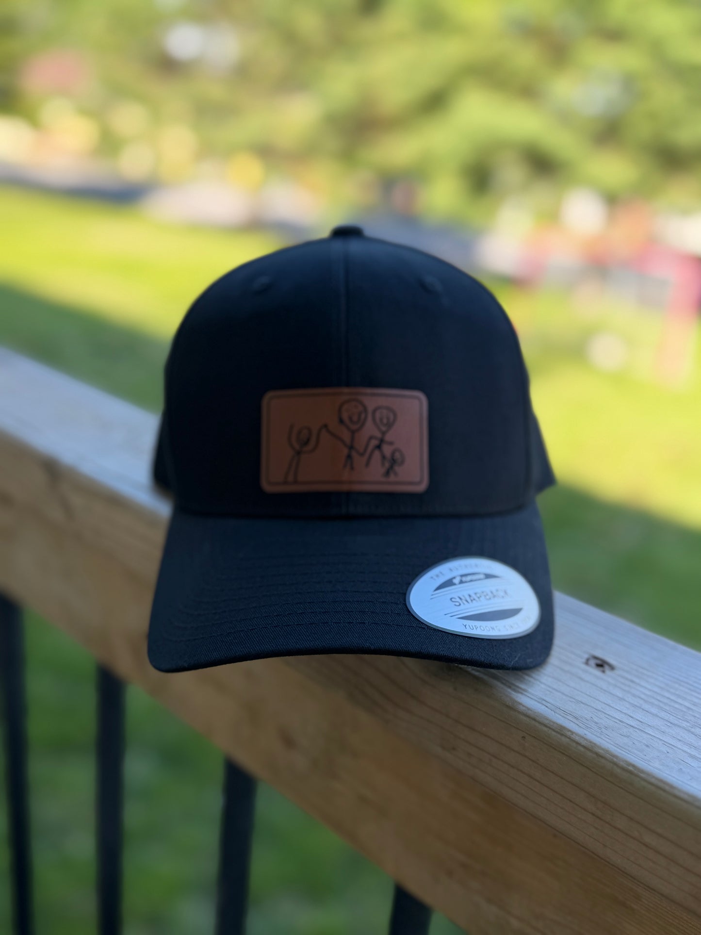 DIY Hand drawn Patched Hats