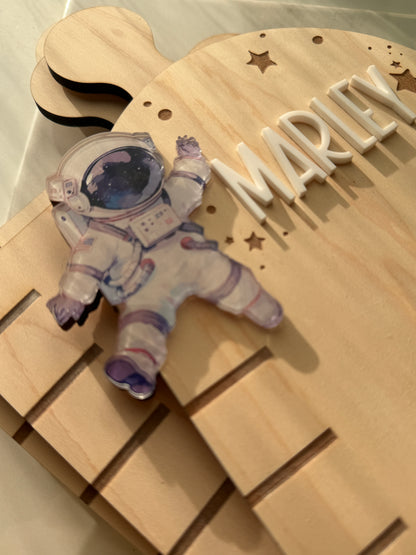 Space Puzzle Style Growth Chart