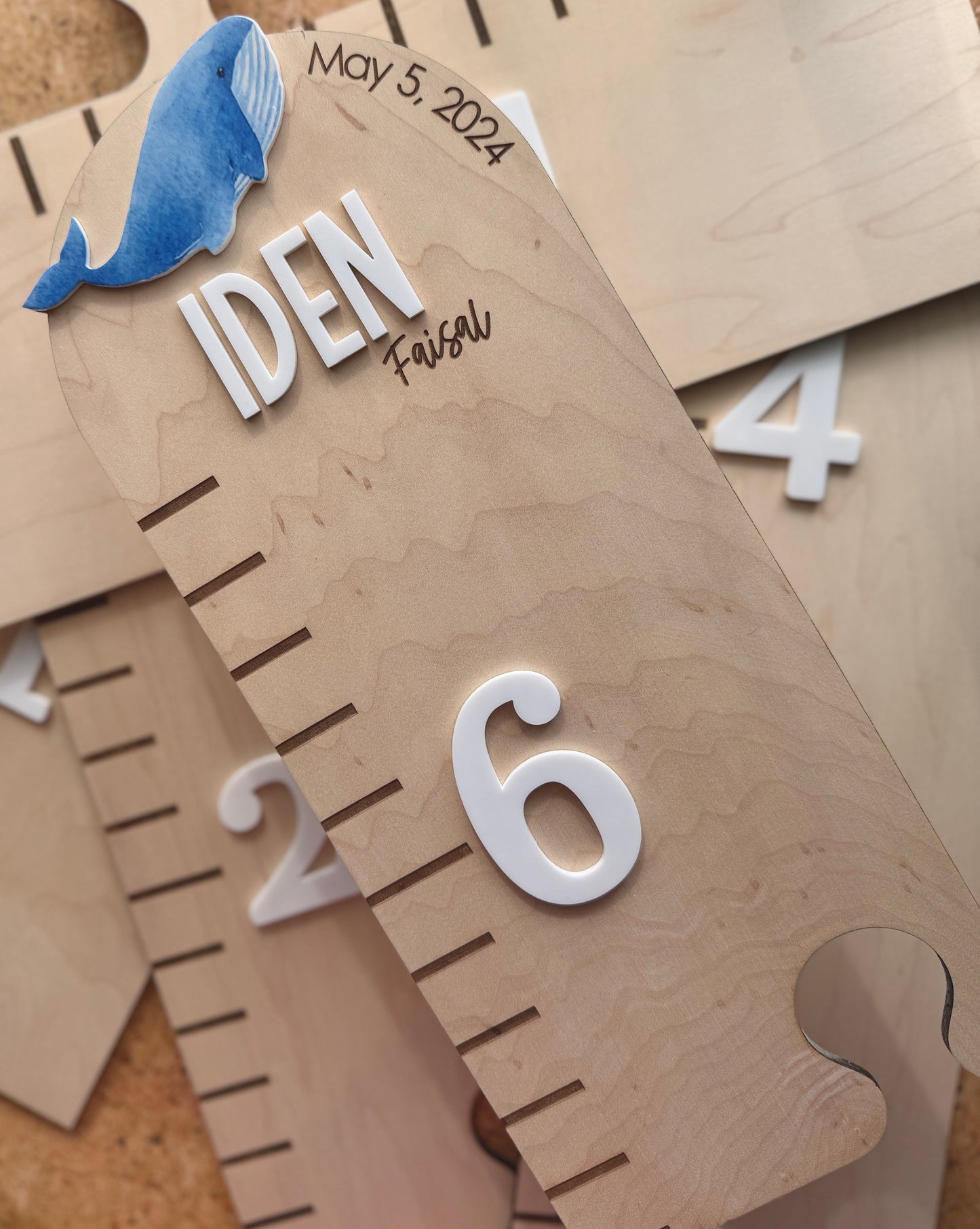 Whale Puzzle Style Growth Chart