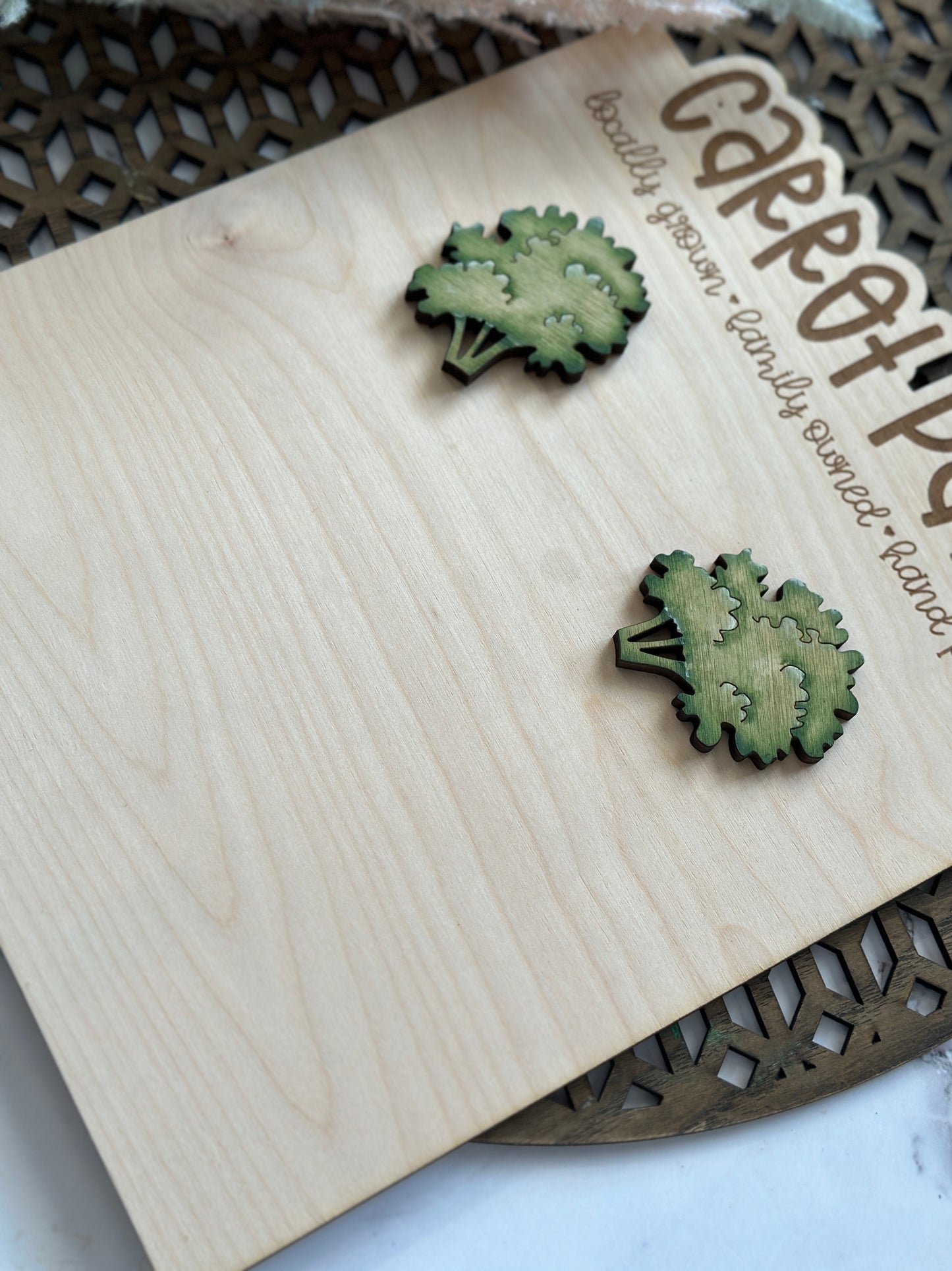Carrot Patch Footprint Sign