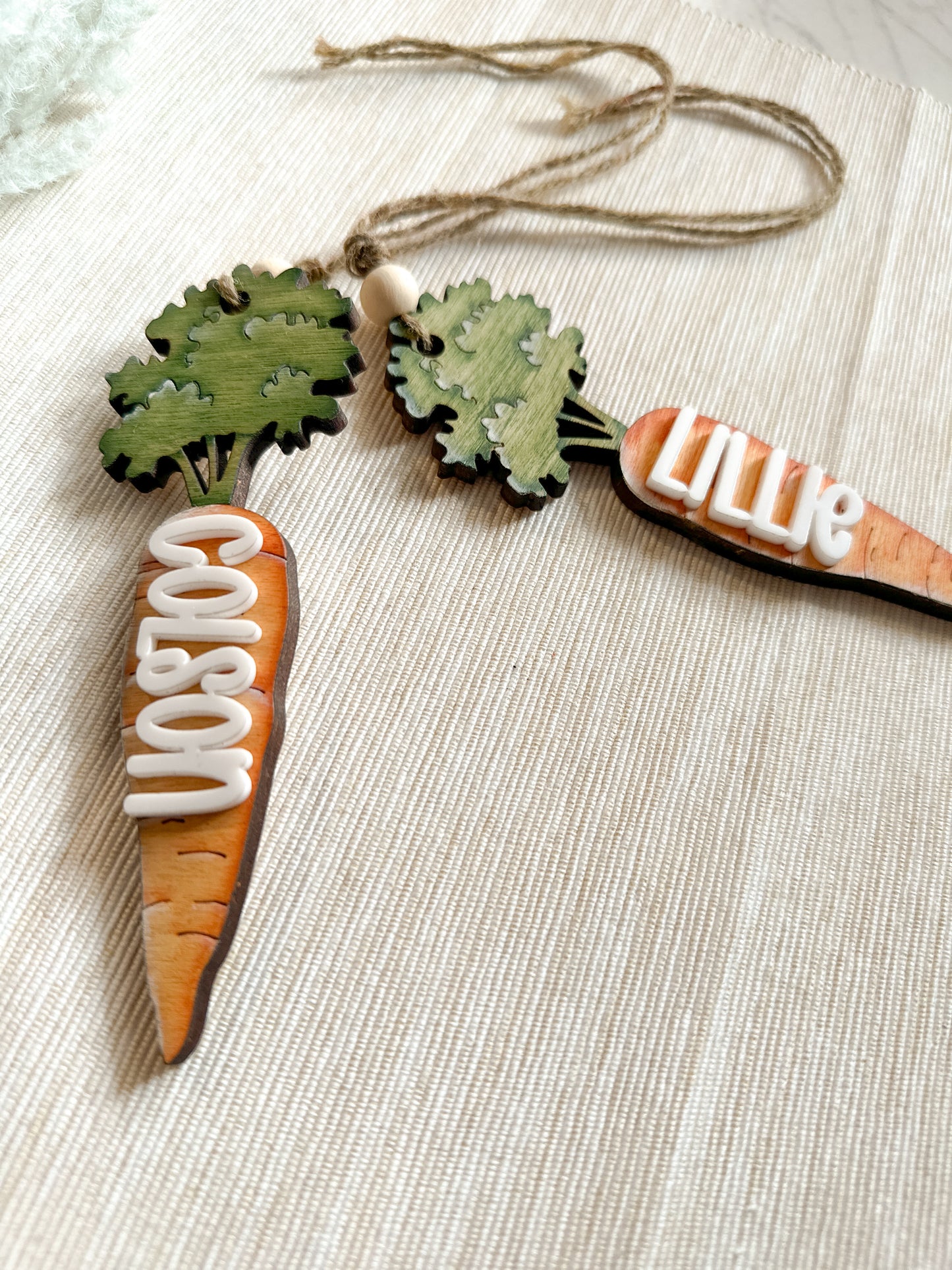 Carrot Basket Tag
