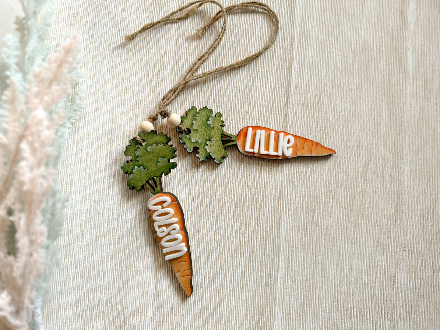 Carrot Basket Tag