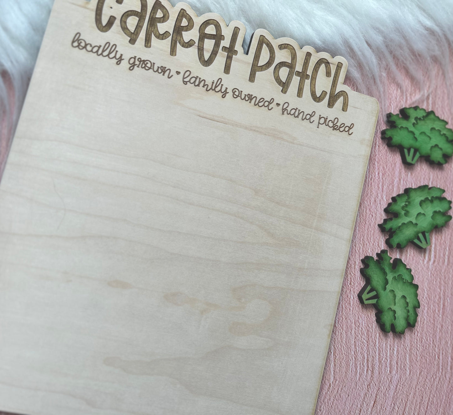 Carrot Patch Footprint Sign