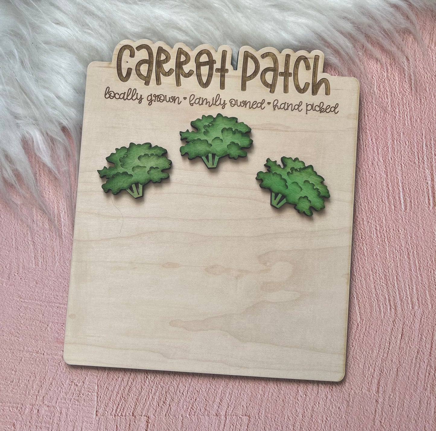 Carrot Patch Footprint Sign